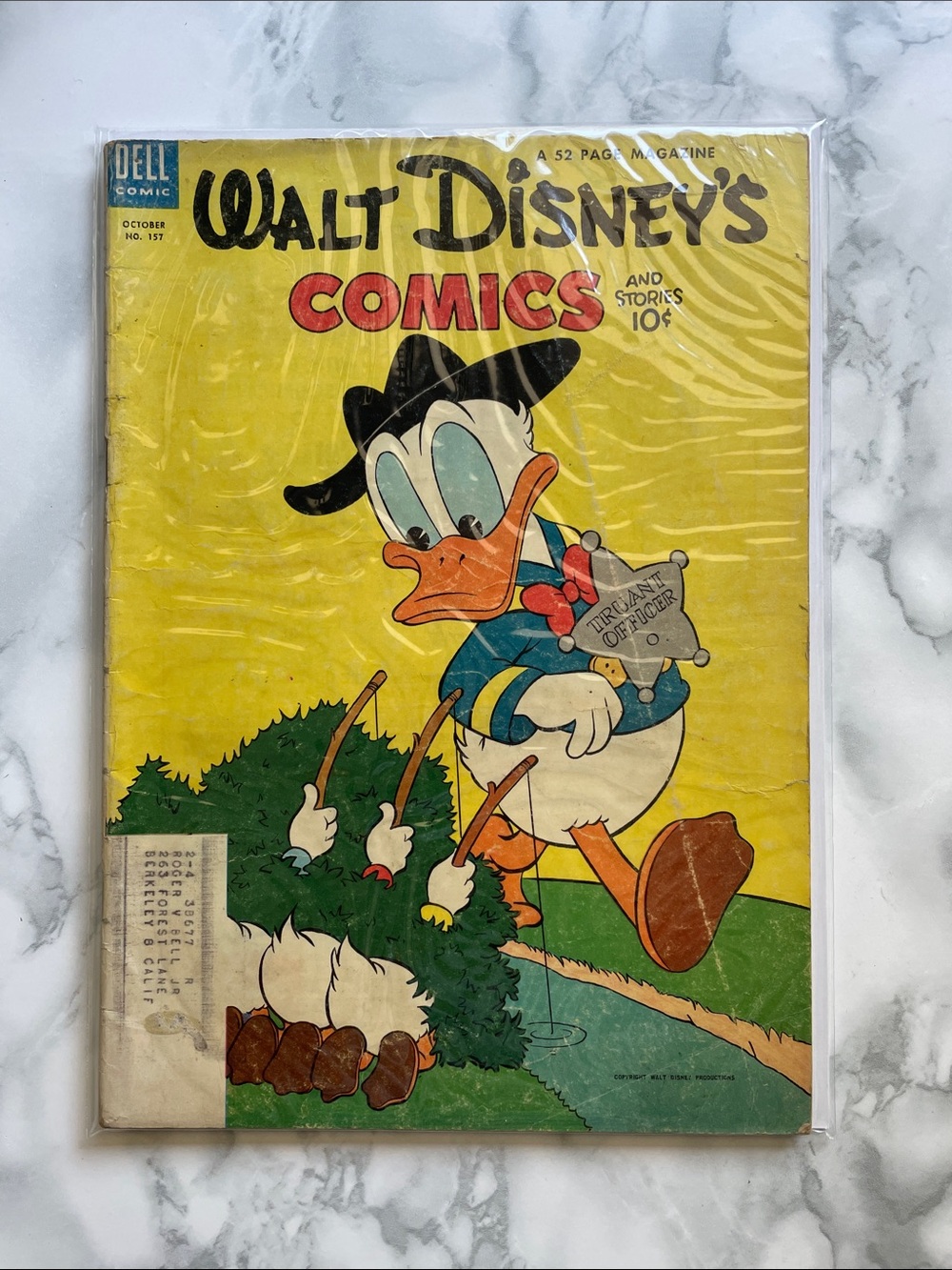 Walt Disney's Comics and Stories 157 Dell Comic Book